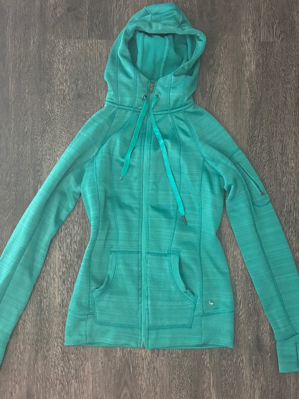 90 degree by reflex teal athletic hoodie hooded active sweatshirt cute blue